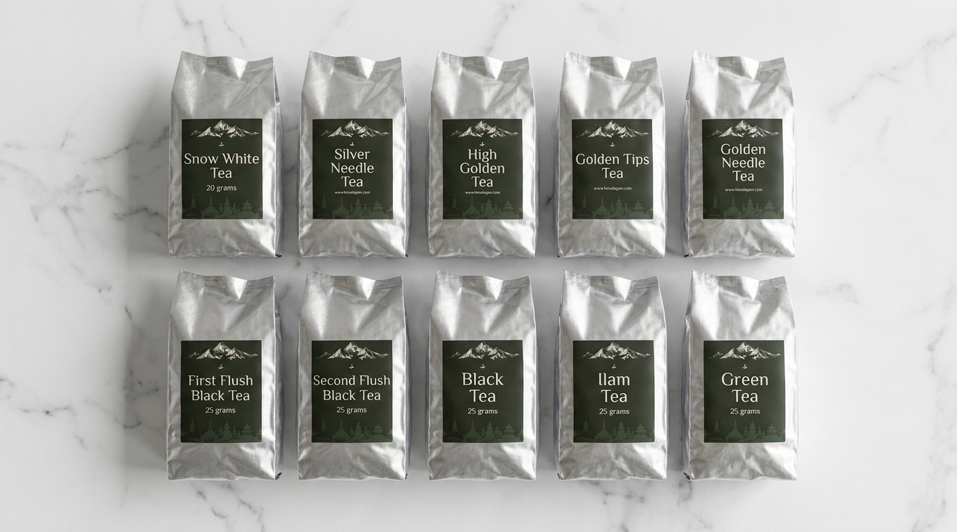 PREMIUM HIMALAYAN TEA SAMPLE - 10 varieties